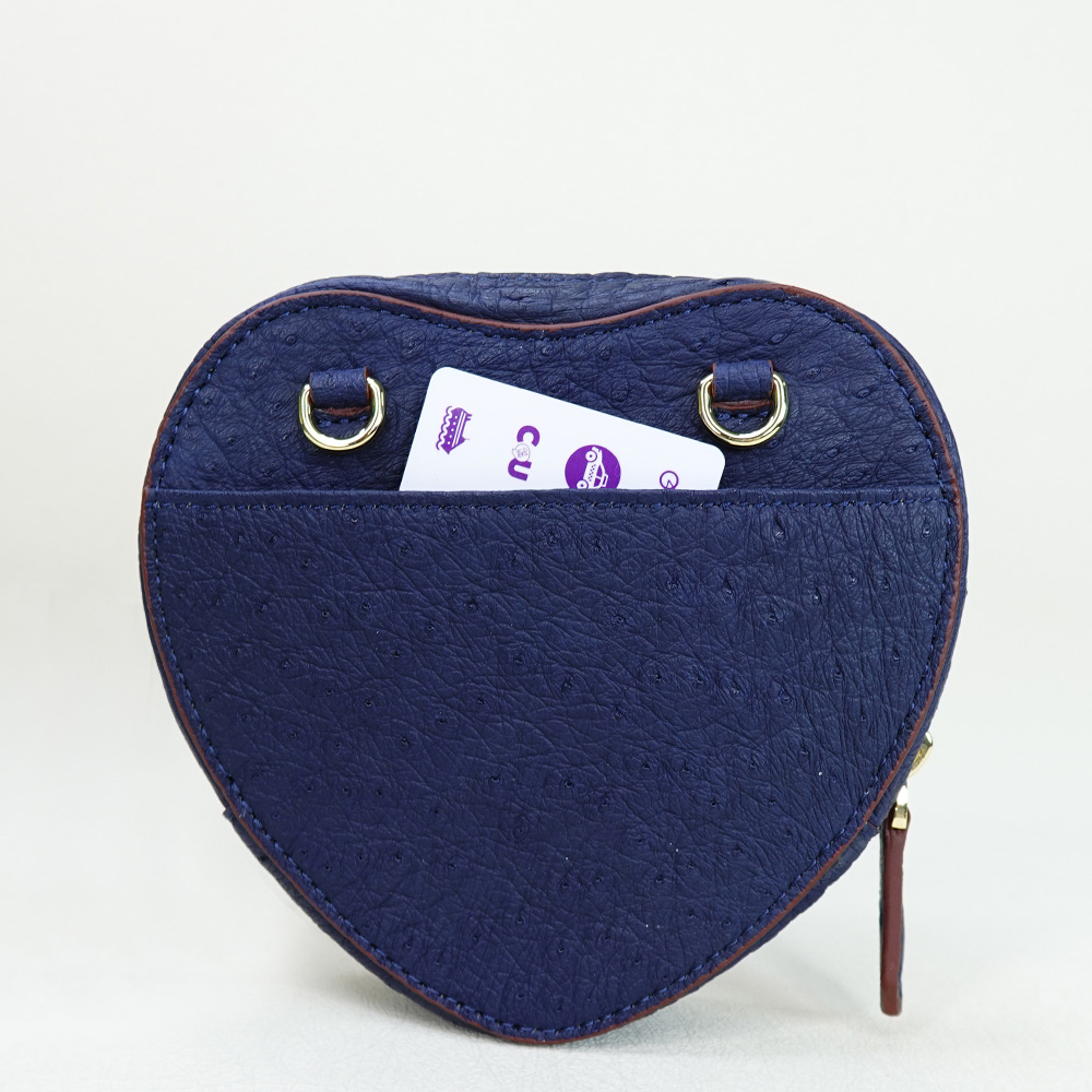 【M2nd】 Ostrich wallet with chain, , large