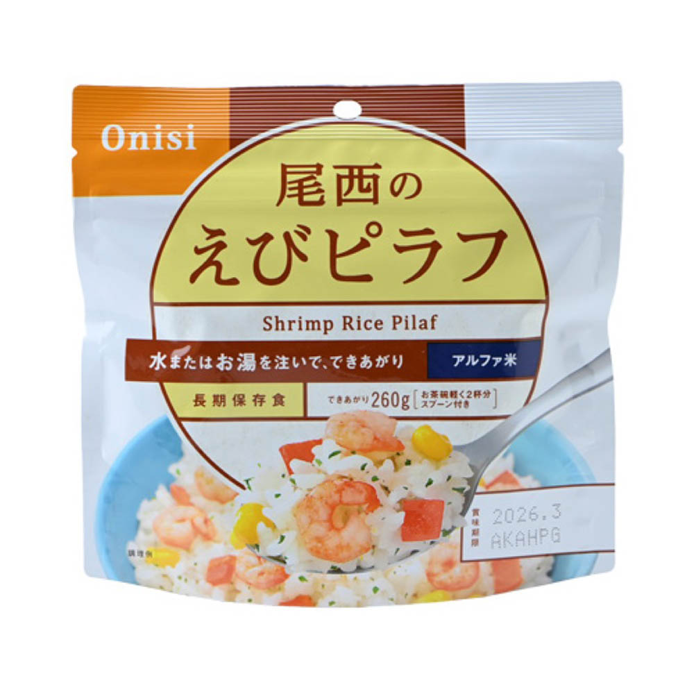 【拉拉寵物小舖】Onisi 日本尾西食品 乾燥飯 防災食品 沖泡式, , large