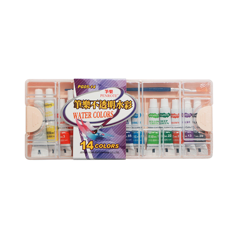 【PENROTE 筆樂】14色不透明水彩 3款, , large