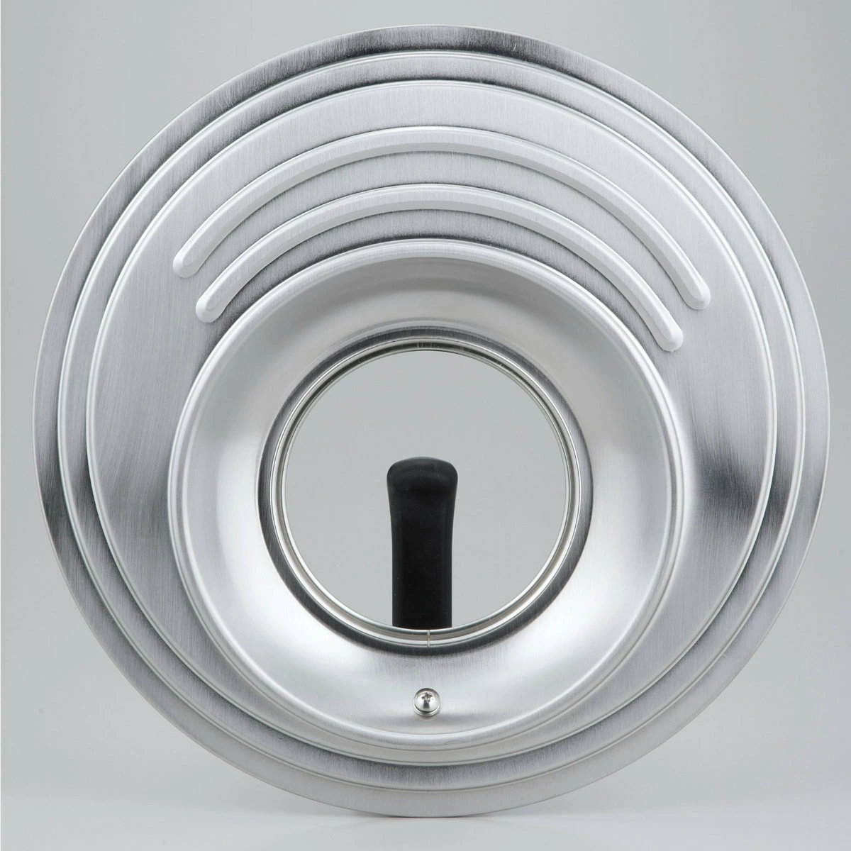 【下村企販】日本製可立式強化玻璃鍋蓋(適用直徑18-26cm鍋具), , large