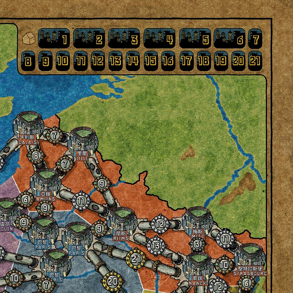【新天鵝堡桌遊】電力公司擴充1：法國/義大利地圖, , large