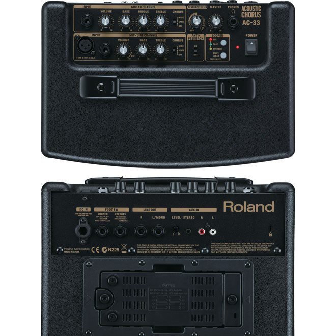 Roland AC33 BK 木吉他音箱 酷炫黑色款【敦煌樂器】, , large