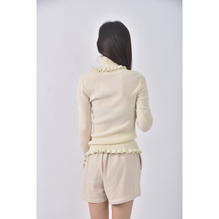 (S) liz lisa高領杏色長袖上衣二手衣, , large