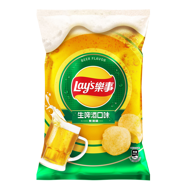 樂事生啤酒口味洋芋片70g, , large