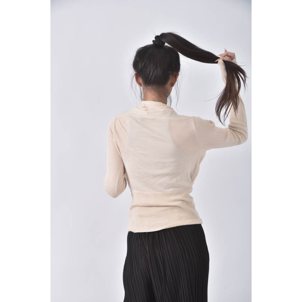 (L) bcbg maxaziria長袖杏色上衣二手衣, , large