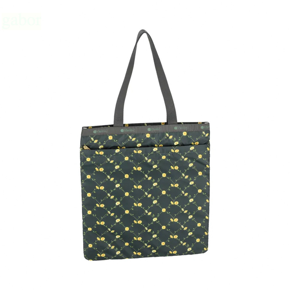Lesportsac Large Emerald Tote 大型肩背托特包 送禮-綠野雛菊, , large