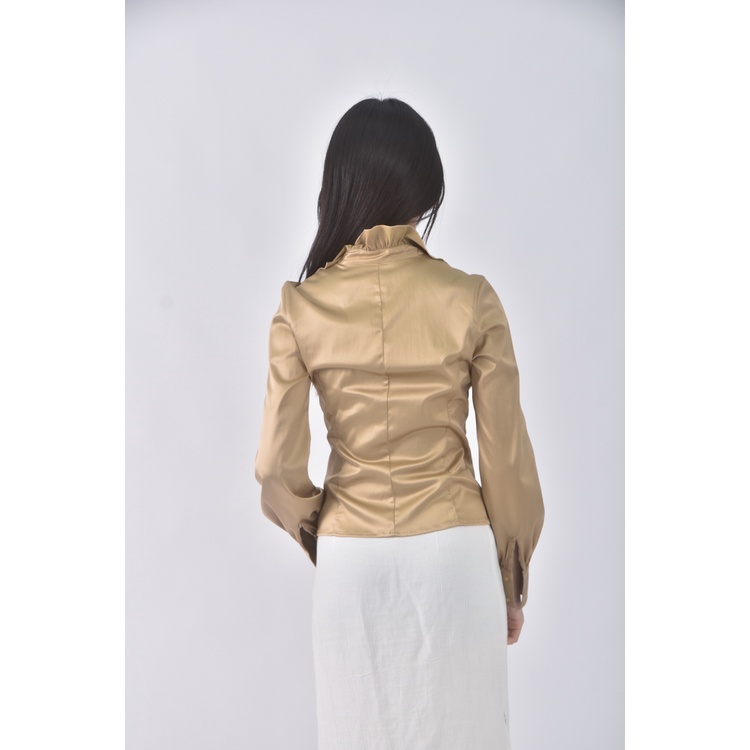 (S) naracamicie杏色長袖上衣二手衣, , large