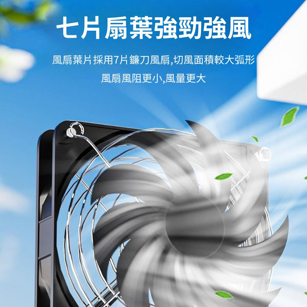 12cm Air Circulation Case Fan - 3 Fans + 6 Metal Mesh Covers + Speed Controller + Accessories + Screws, , large