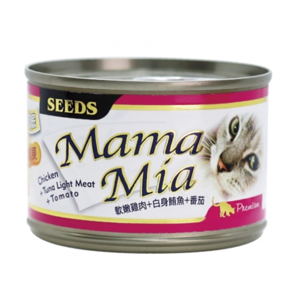 【拉拉寵物小舖】seeds 惜時 貓罐頭 MamaMia 愛貓軟凍餐罐 , , large