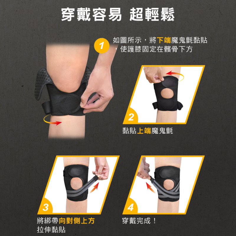 髕骨型護膝-1只(CT-15517), , large