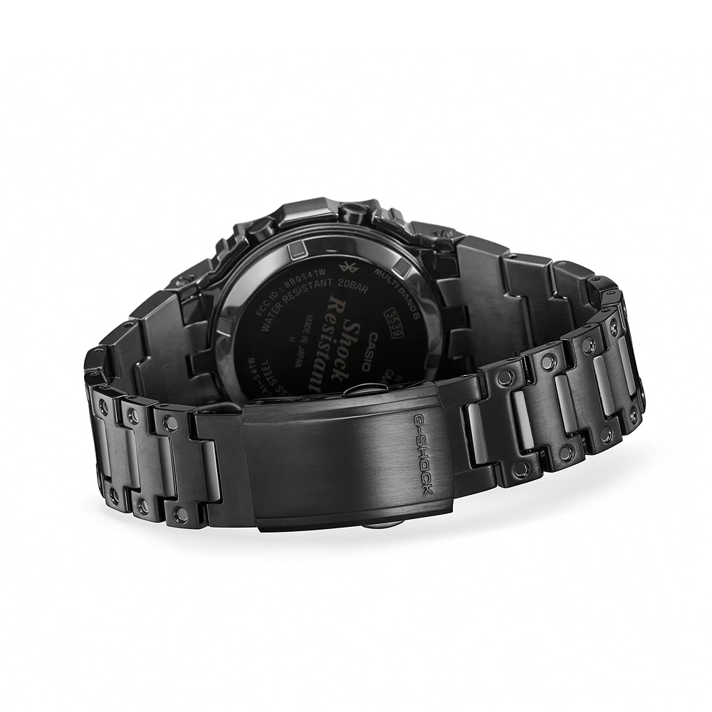CASIO 卡西歐 G-SHOCK 全金屬 彩虹光譜 太陽能電波手錶-個性黑 GMW-B5000BPC-1, , large