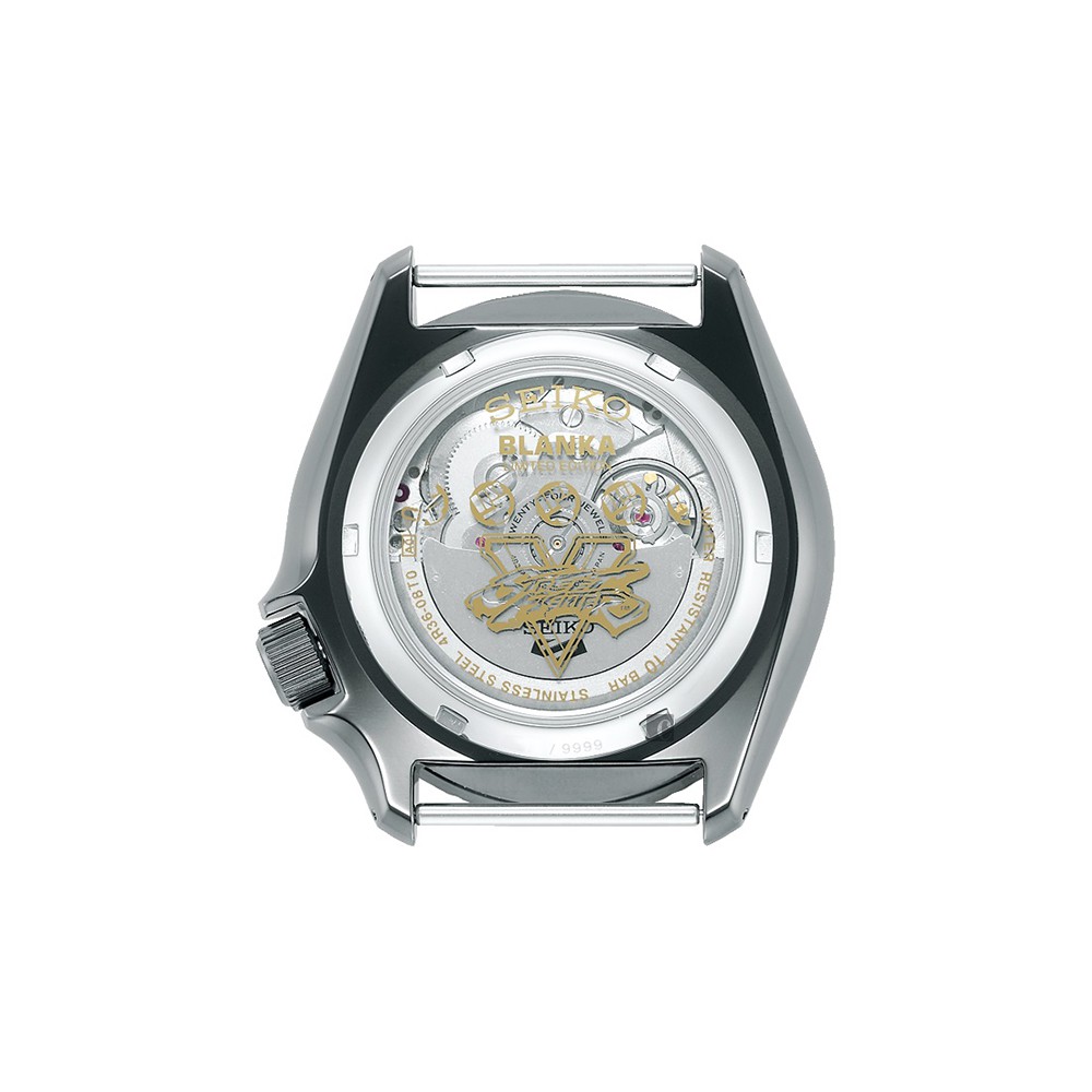 SEIKO 精工 5 Sports x 快打旋風 布蘭卡 聯名限量機械錶(SRPF23K1)-42.5mm, , large