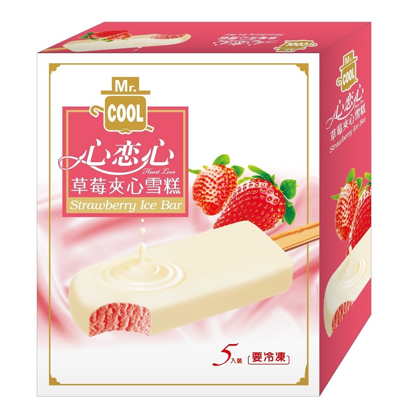 Mr. COOl心戀心草莓夾心雪糕, , large
