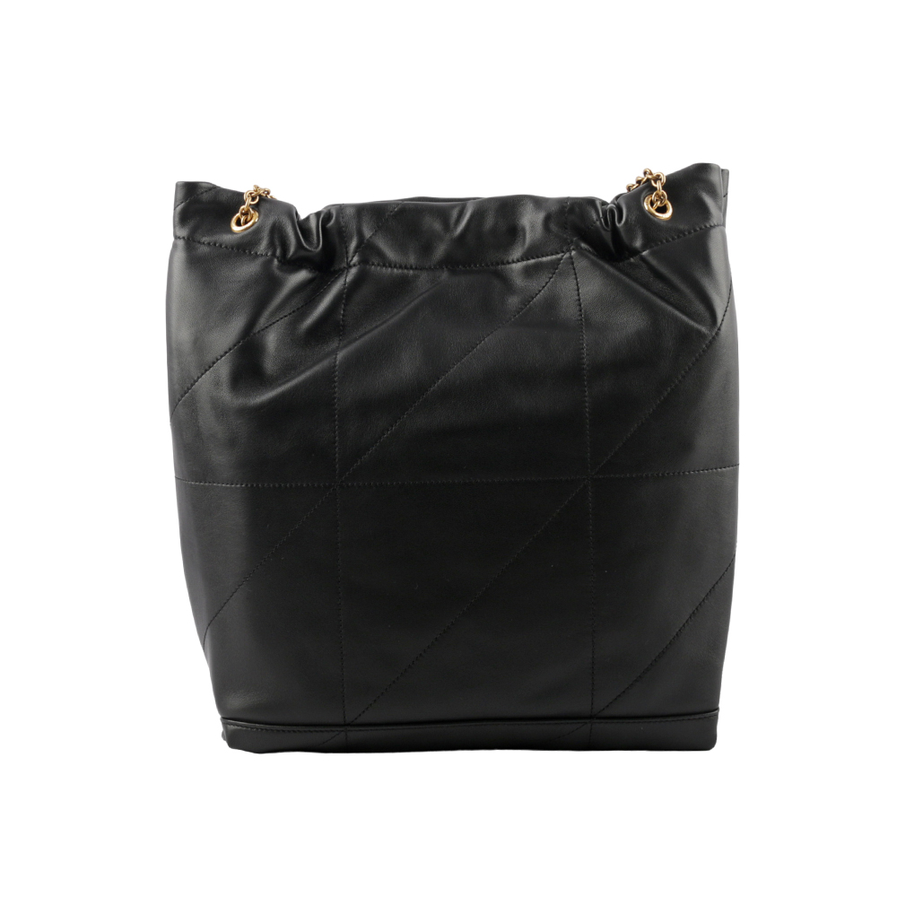 YSL Jamie 4.3 菱格紋小羊皮附小袋肩背包/黑色, , large