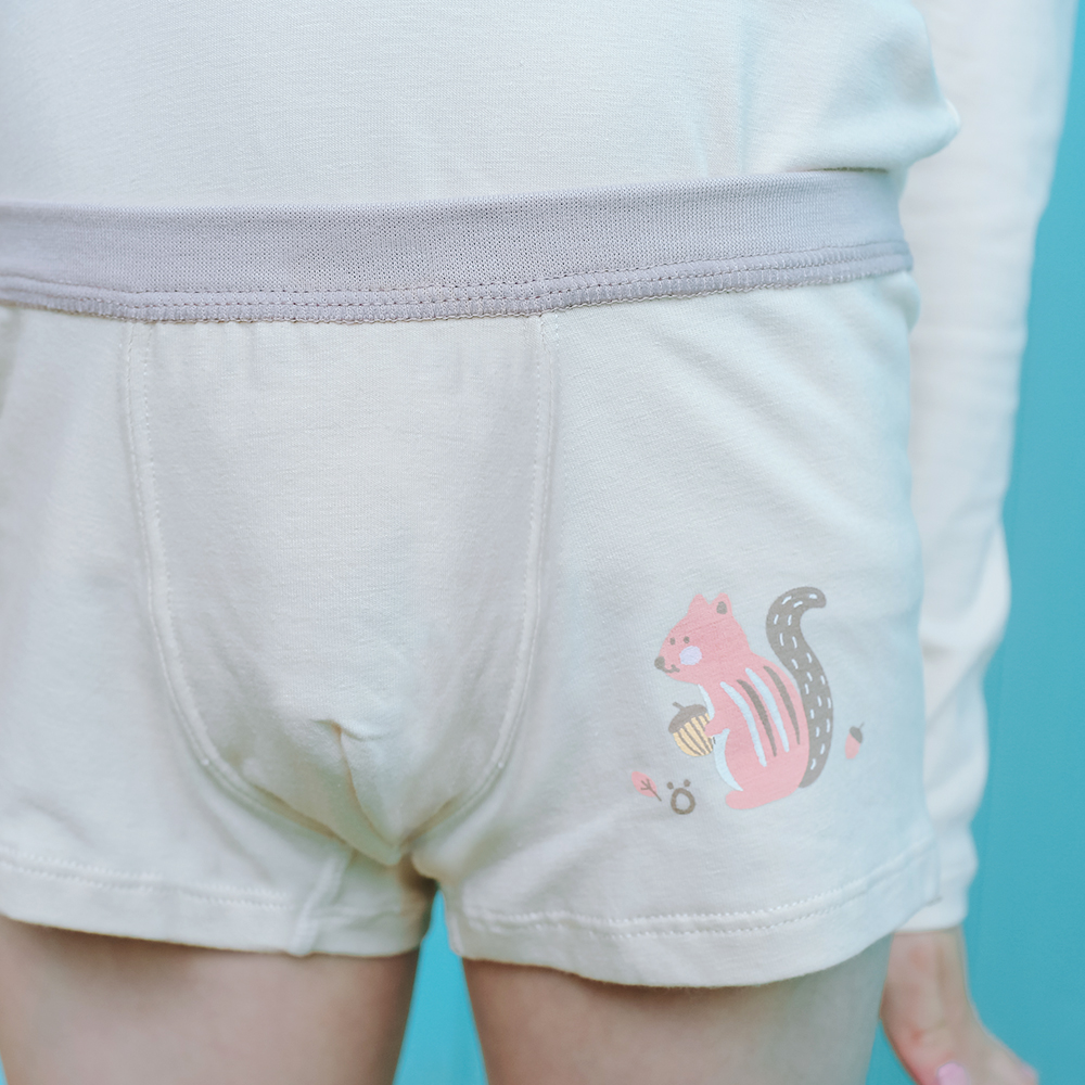 minihope歡樂森林男童四角褲(4件組)XS, , large