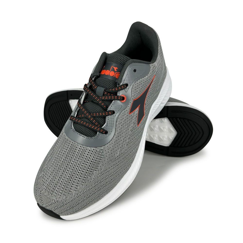 DIADORA迪亞多那 輕量飛織輕跑鞋 男運動鞋 男鞋 慢跑鞋 休閒鞋 寬楦 透氣 吸震 減壓 回彈 支撐 防滑 藍 灰, , large