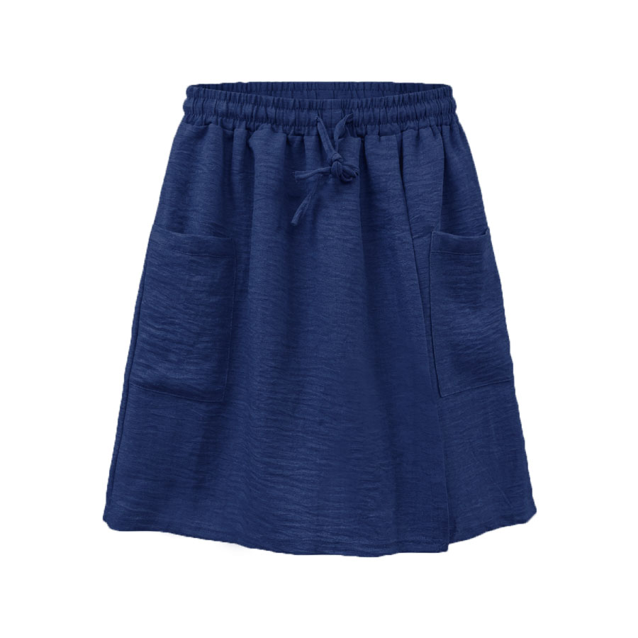 冰皺垂感一片式褲裙 TM-8002, , large