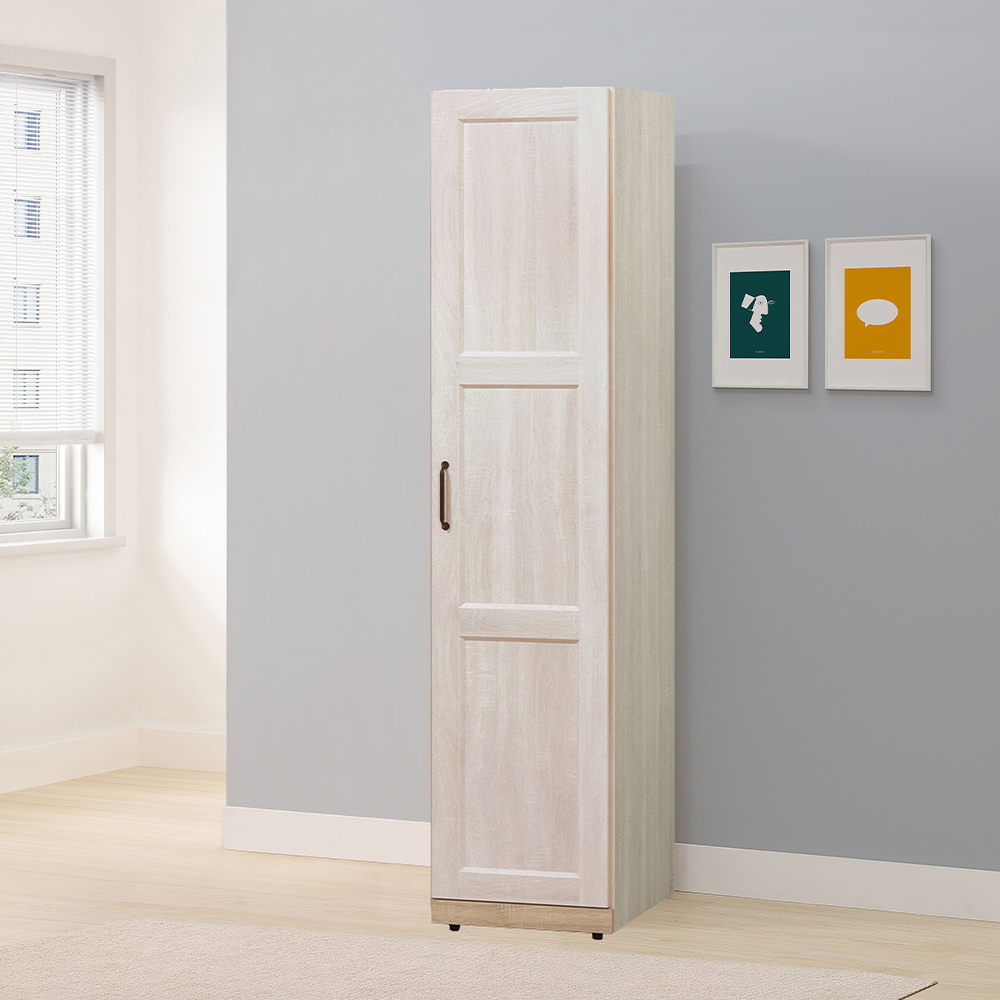 【唯熙傢俱】查理白橡色1.3尺右衣櫃, , large