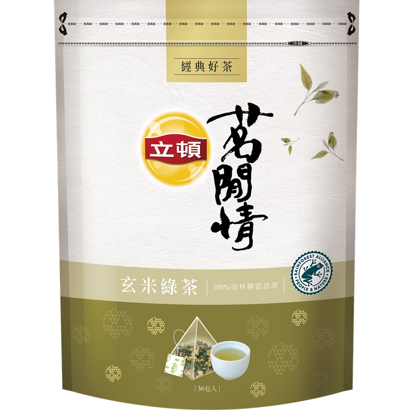 立頓茗閒情100％台灣茶-玄米綠茶57.6g, , large