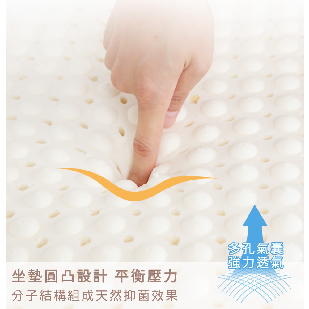 【格藍傢飾】諾菈舒適乳膠坐墊+全方位腰墊 座墊 辦公室開學, , large