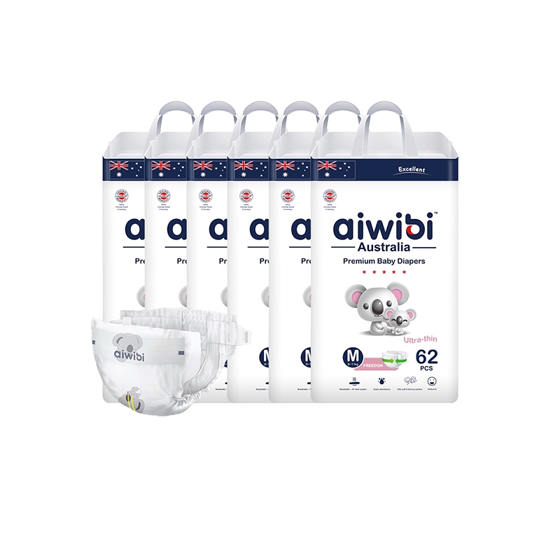 Aiwibi 愛薇彼 零觸感瞬吸紙尿褲 S-XL(6包裝) 黏貼型, , large