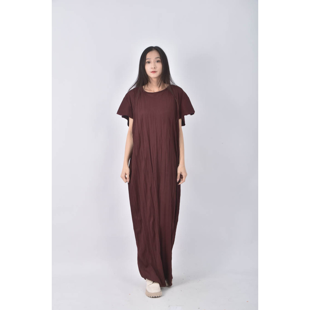 (F) zara皺摺紅色洋裝二手衣, , large