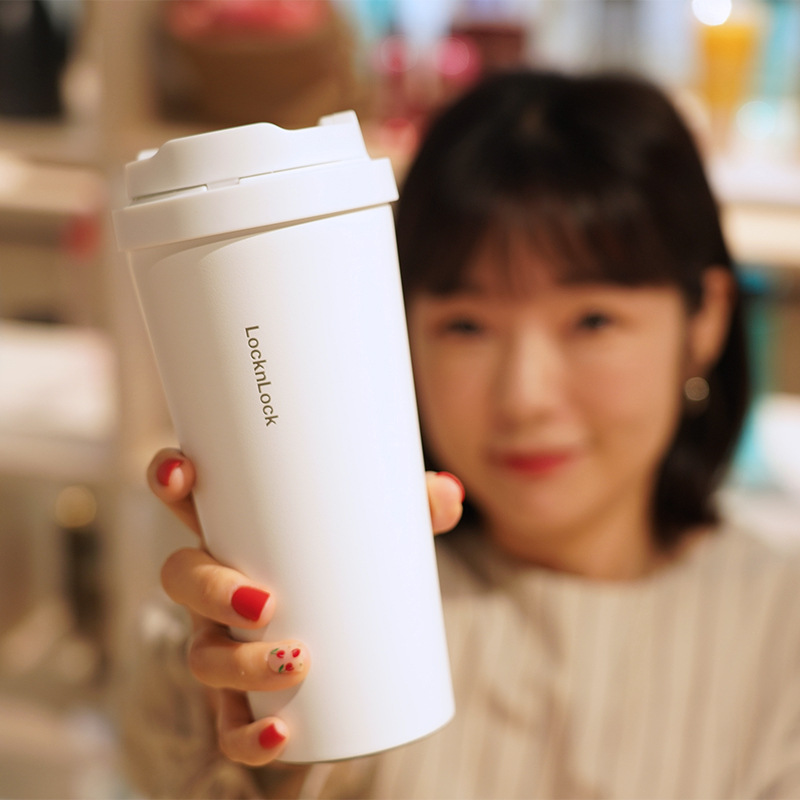 【LocknLock】316 Frosted Insulated Coffee Mug 550ml/mint green (Includes Cup Brush), , large