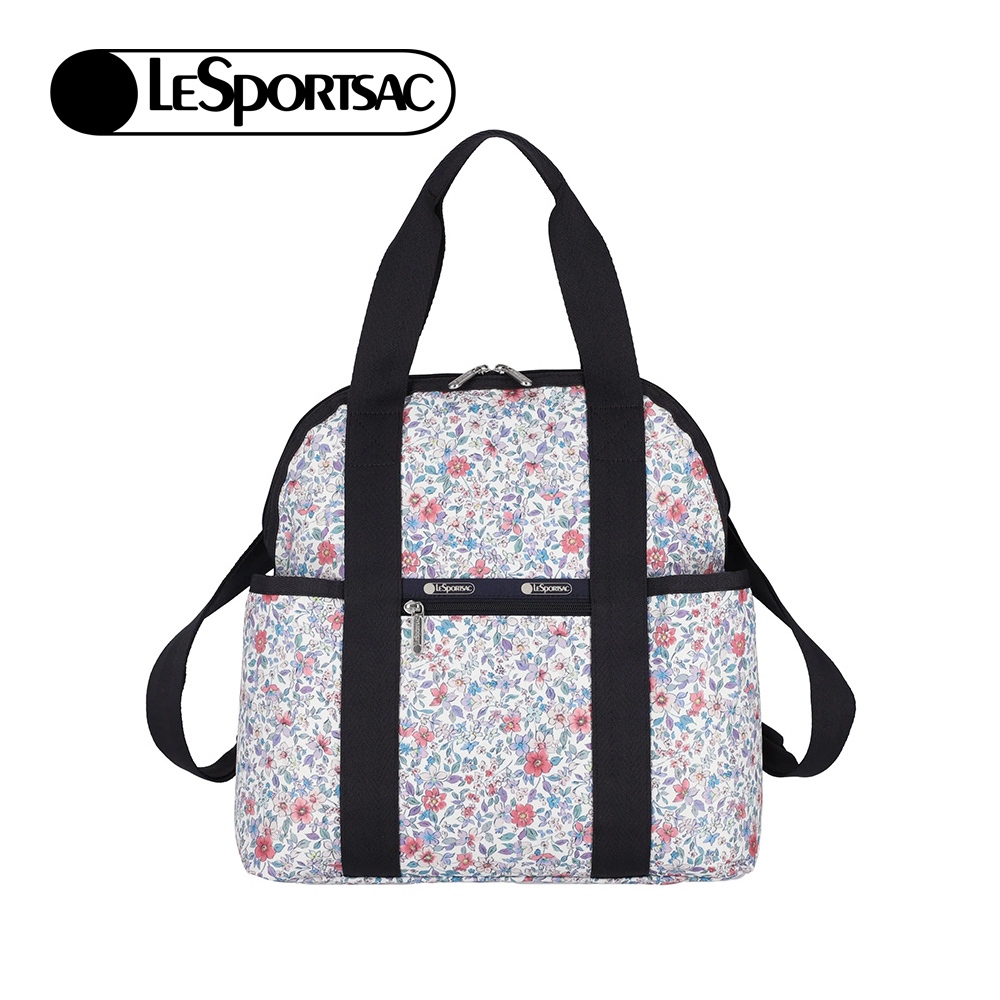 |快速出貨|Lesportsac Double Trouble Backpack 手提兩用後背包媽媽包 - 織錦花語, , large