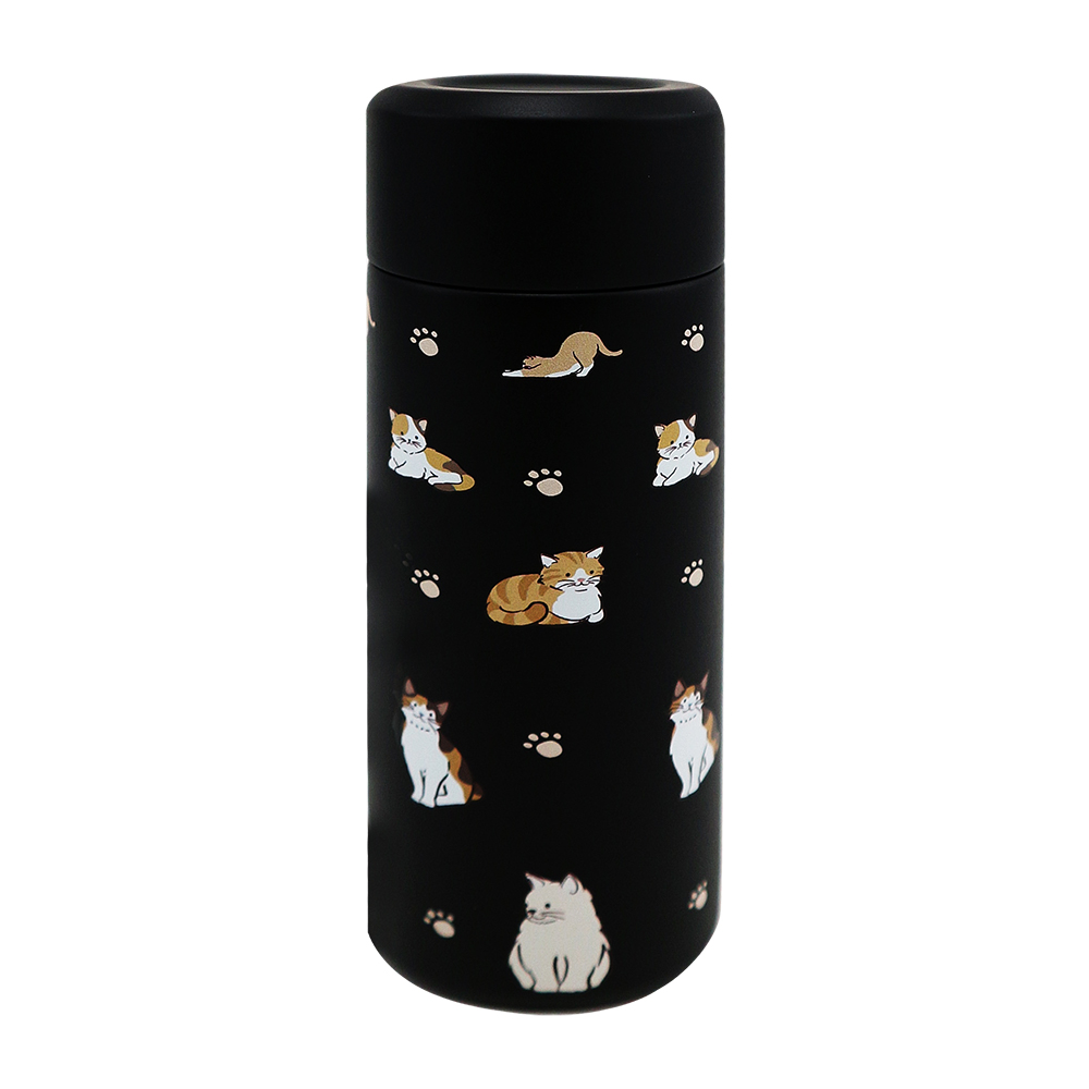 CLARE 316陶瓷全鋼保溫杯-230ml-神氣貓/福氣狗-1支, , large