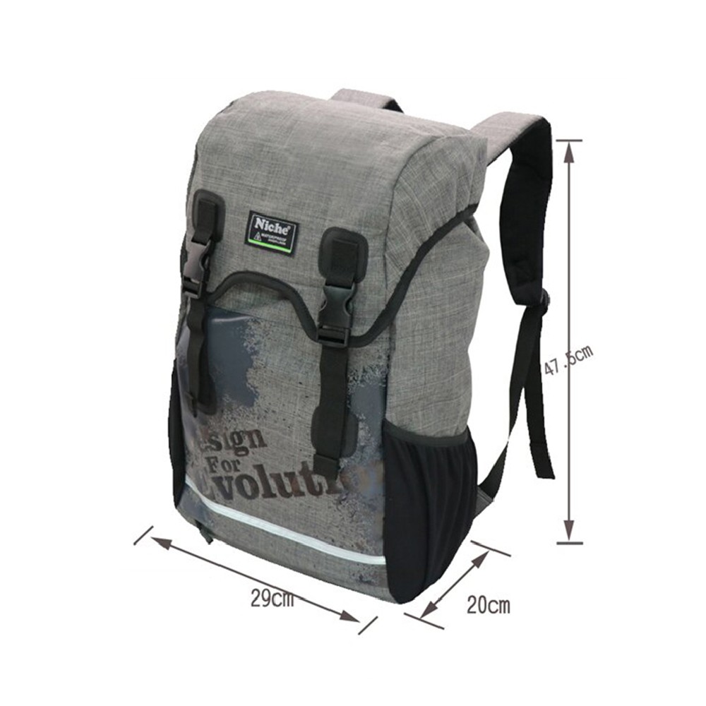 【Niche 樂奇】掀蓋式袋蓋防水後背包 N-5205 登山健行背包 大容量運動後背包 28L, , large