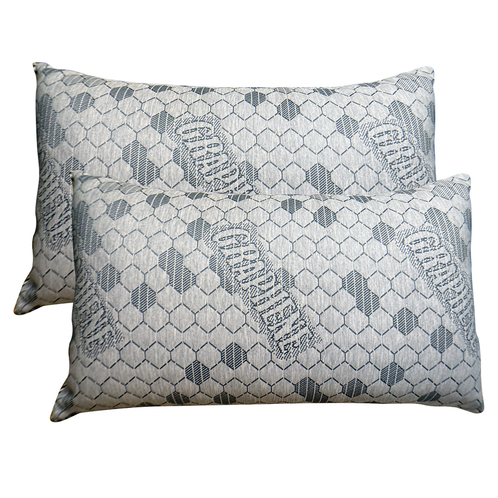 【Galatea 葛拉蒂】台製石墨烯遠紅外線透氣抗菌獨立筒枕 2入(枕頭/獨立筒/透氣枕), , large