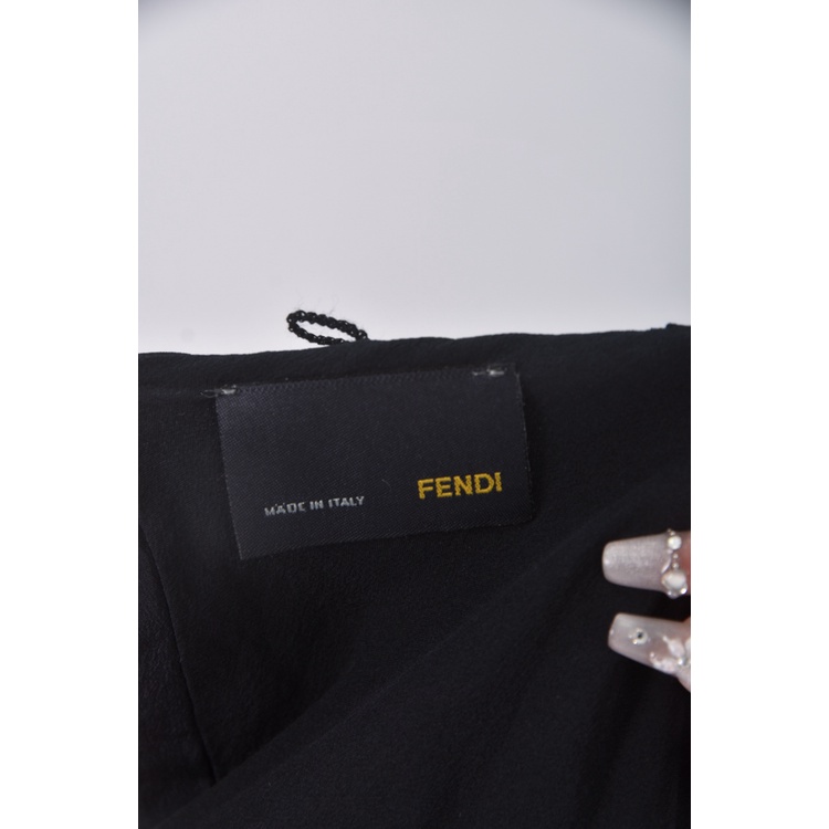 (S) fendi無袖黑色上衣二手衣, , large
