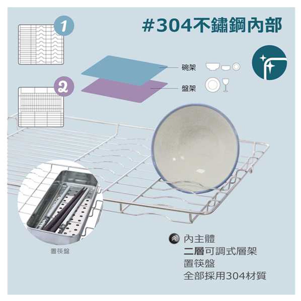 名象 紫外線二層烘碗機 TT-908, , large