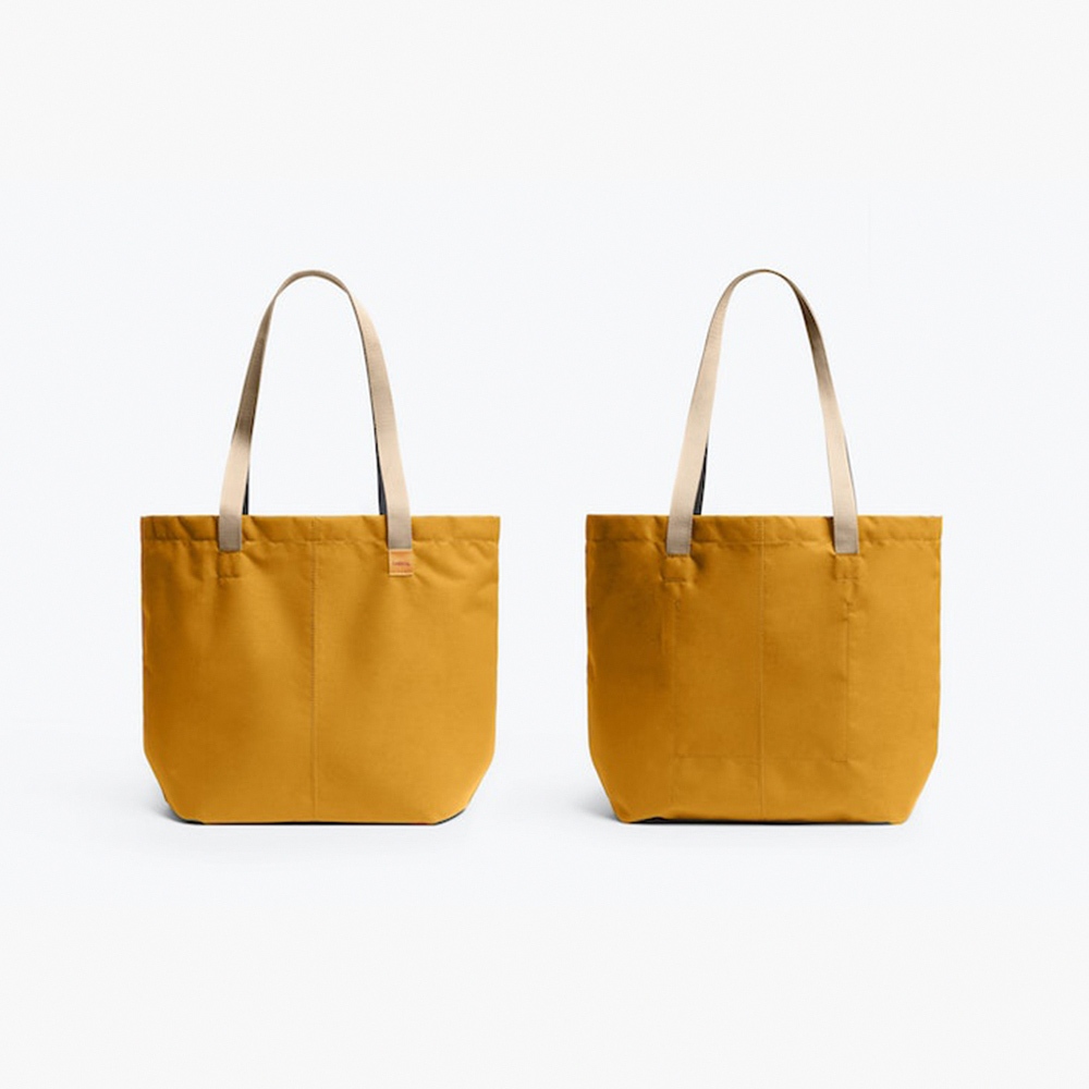 Bellroy 輕量托特包 側背包 購物袋 可摺疊收納-芥末黃, , large