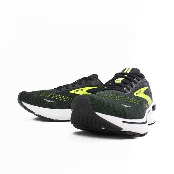 Brooks Adrenaline GTS 23 男 慢跑鞋 路跑 避震緩衝象限 黑 螢綠 [1103911D079], , large