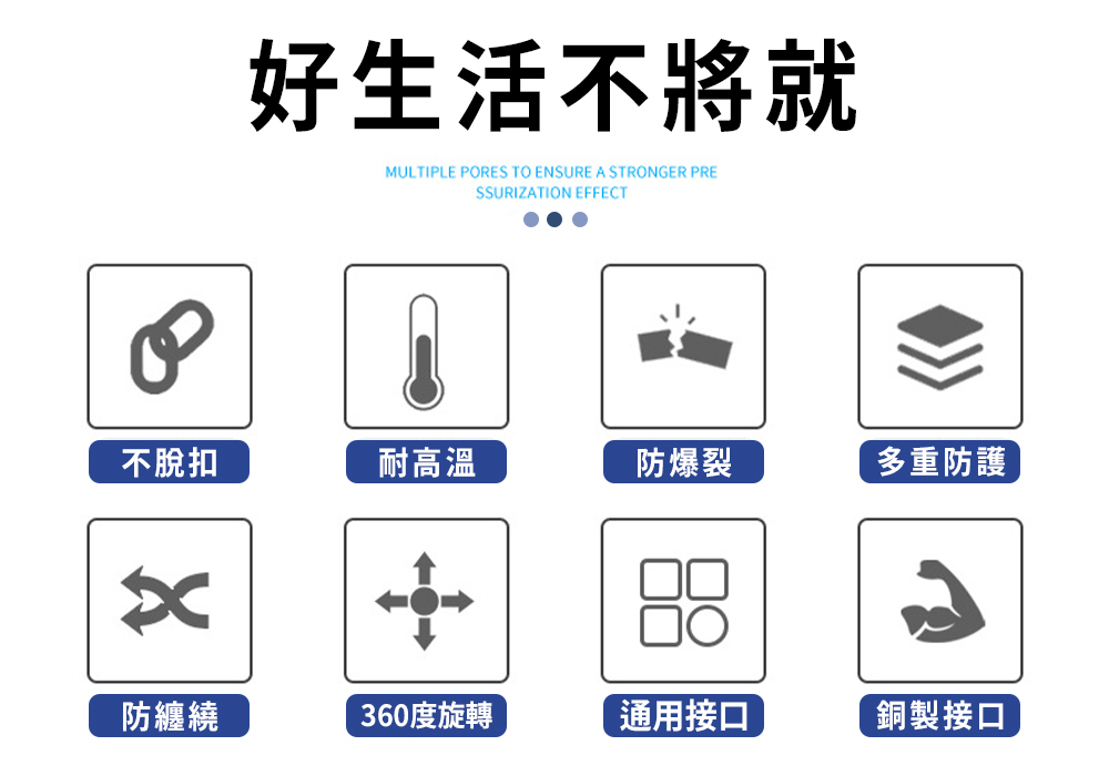 [HANLIN]-PVC15 蓮蓬頭通用加厚五層防爆水管 1.5m 超耐用 10年不壞 淋浴 浴室, , large