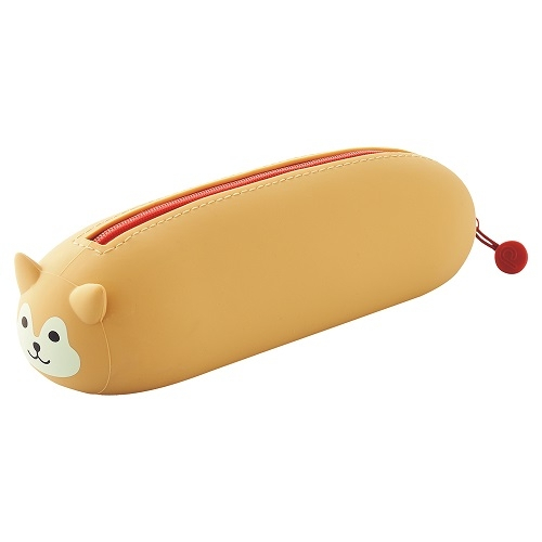 日本LIHIT A-7781 矽膠橫式筆筒/鉛筆盒(多款)海豹, , large