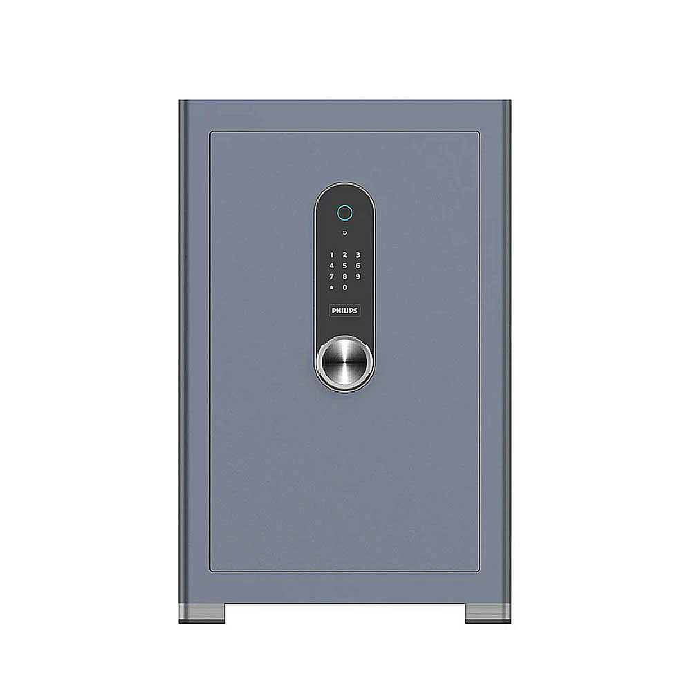 PHILIPS 飛利浦  智能 時尚智簡 存儲無憂 保險櫃 (指紋/密碼 /機械鑰匙) /台SBX601-7B-淡雅藍, , large
