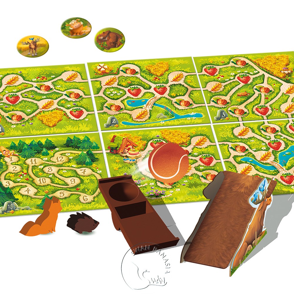 【新天鵝堡桌遊】翻滾刺蝟與朋友, , large