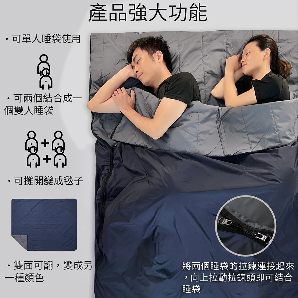 Litume C068 極輕量多功能組合科技棉睡袋, , large