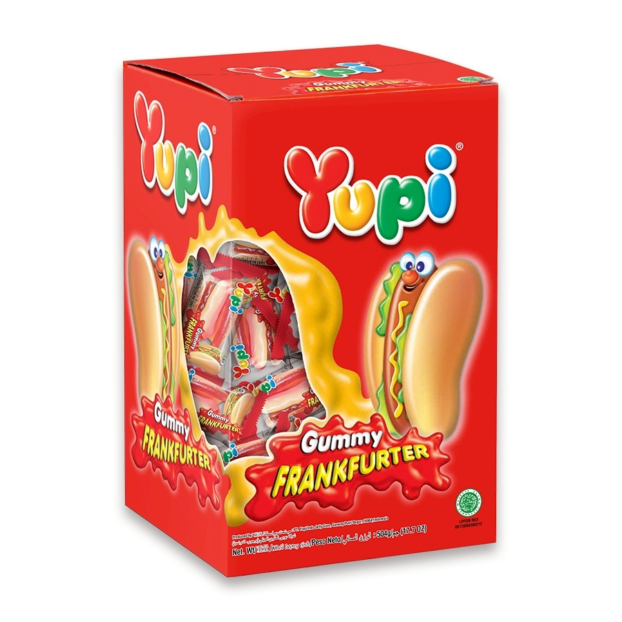 呦皮小熱狗造型軟糖, , large