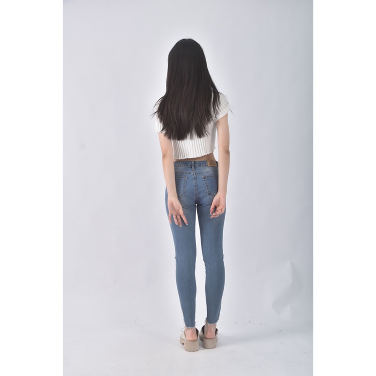 (M) someone jeans and fashion丹寧牛仔質感藍色長褲二手衣, , large
