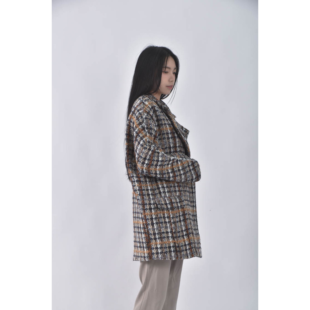 (XL) han fan大衣黃色外套二手衣, , large