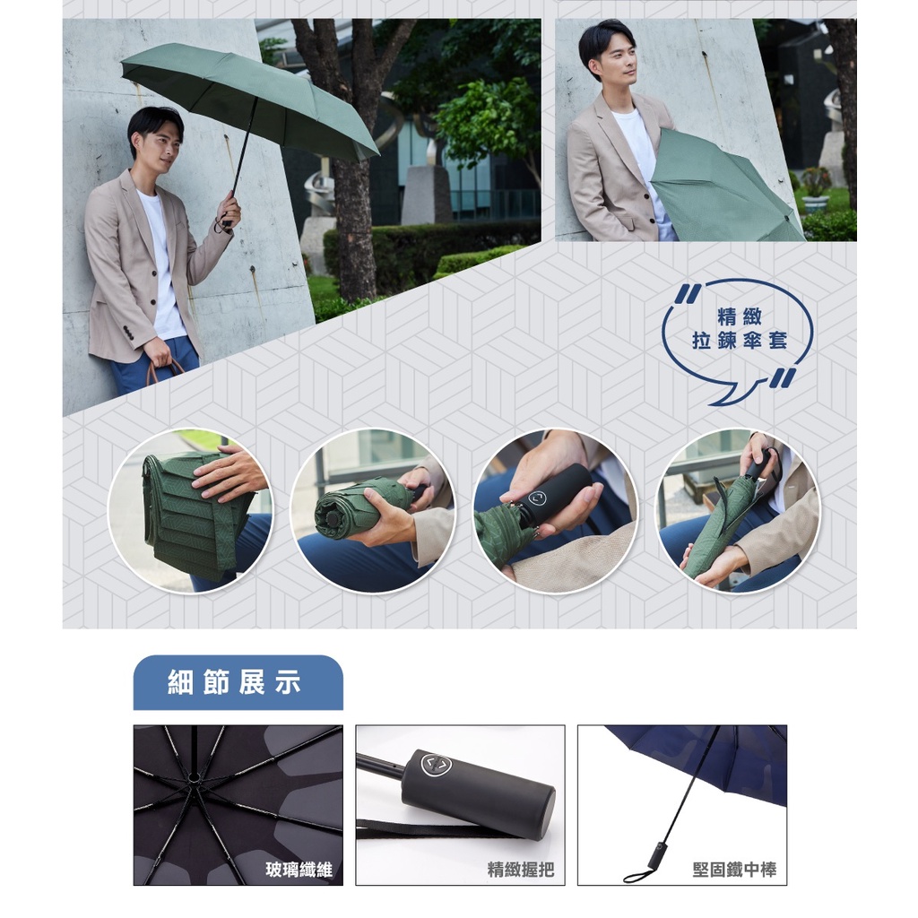 【周周生活】雨傘 現貨 自動傘 傘 折疊傘 遮陽傘 陽傘 防潑水 瞬收傘  摺疊傘 折疊雨傘 自動 晴雨傘 快速出貨, , large