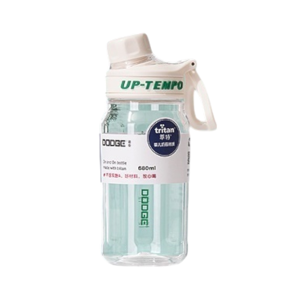 【H&R安室家】Dodge 道奇Tritan扭蓋刻度水壺 運動水壺680ml(H38), , large