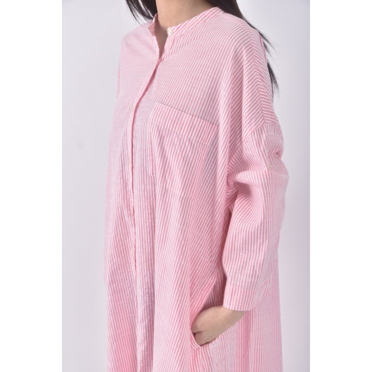(2XL) urban research doors條紋粉色洋裝二手衣, , large