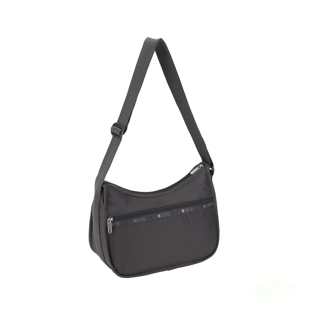 LeSportsac Classic Hobo 經典斜背包 送禮-夜幕灰, , large