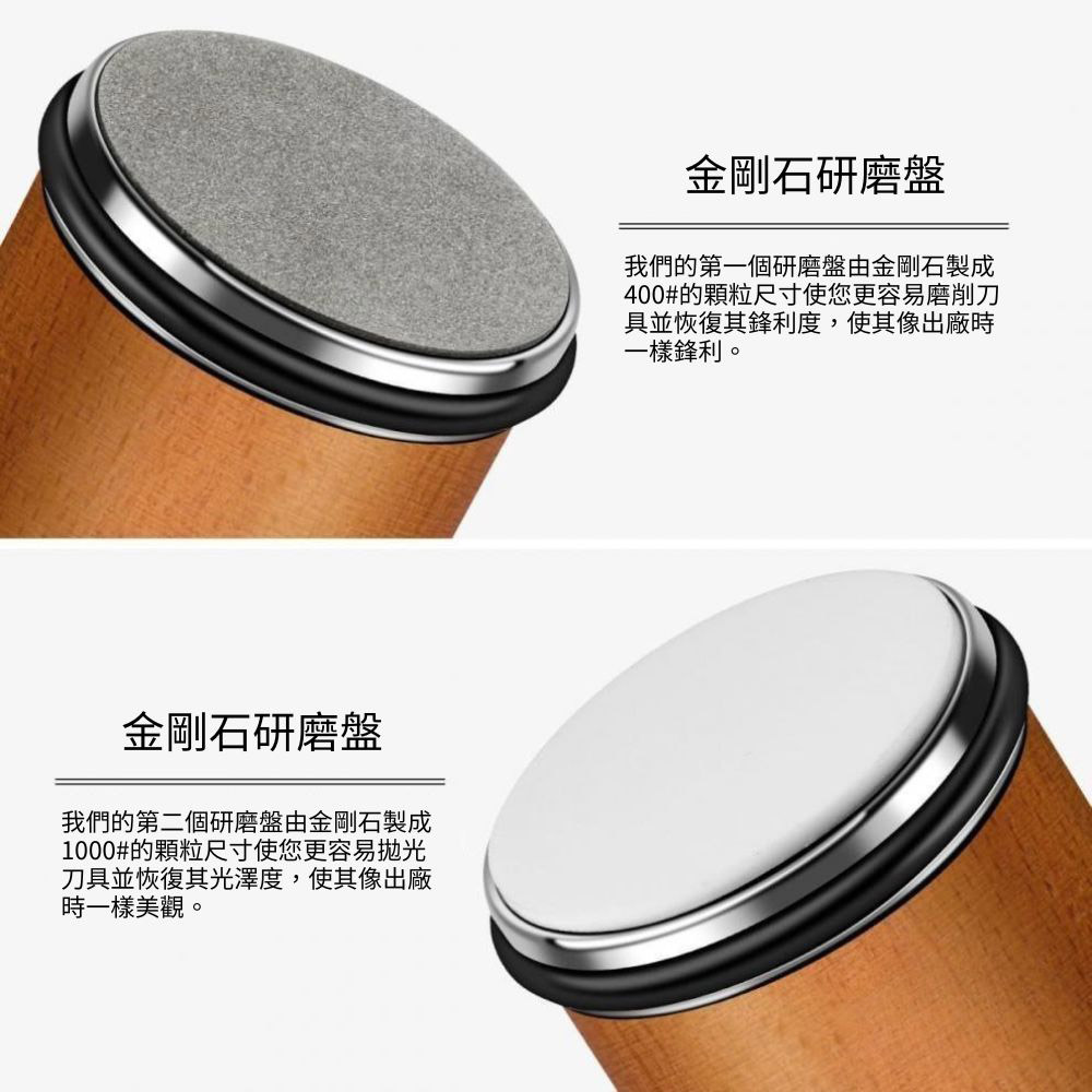 滾輪磨刀器-黑色(配金剛砂400目/1000目), , large