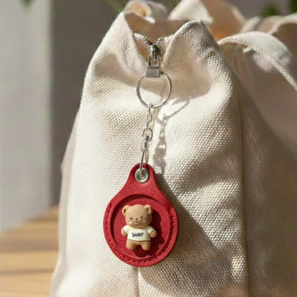 浮雕泡泡磁扣卡套【8款可選】 小熊卡套 pu皮革 磁扣 感應扣 鑰匙套 感應卡套 磁卡 卡套, , large