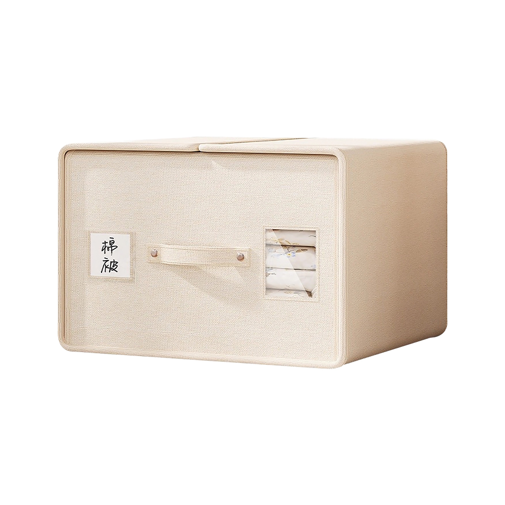 SHCJ 毛毯棉被堆疊收納箱 灰色 衣櫥收納 折疊收納箱 整理箱 衣物收納 棉被收納 床下收納箱 搬家收納箱 收納, , large